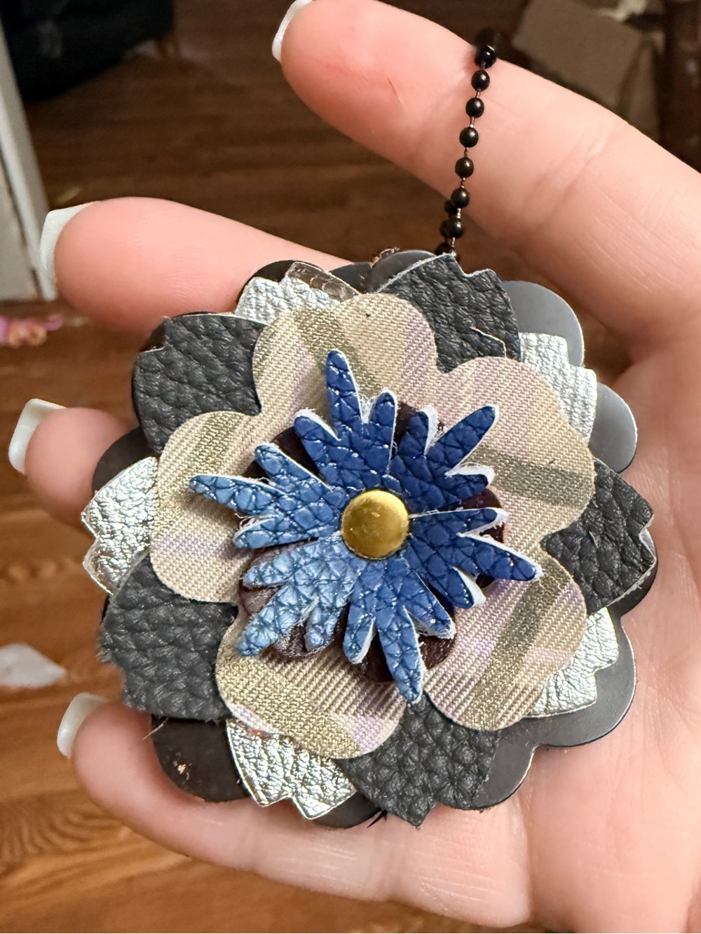 Handmade Floral Bag Charm
